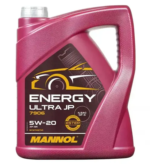 MANNOL Energy Ultra JP 5W-20 Motoröl, 6 Liter (4L + 2x1L) – API SN, Für Japanische & Koreanische Fahrzeuge